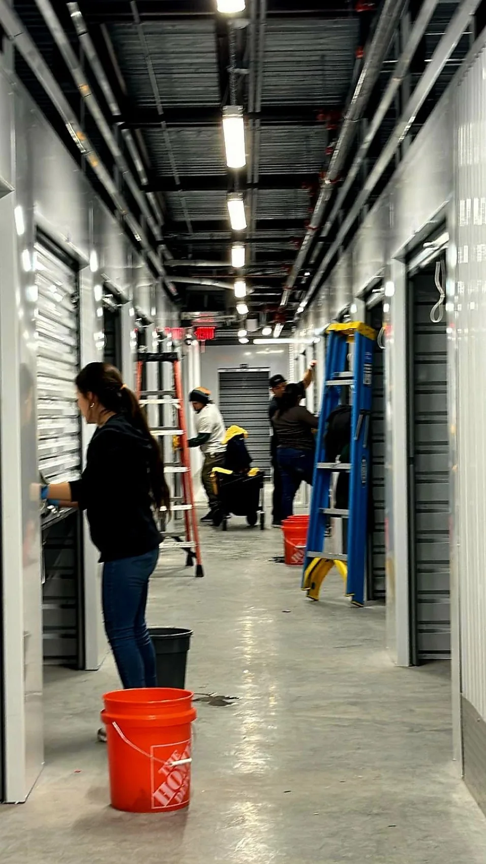 A Big League Clean crew working a facility at night